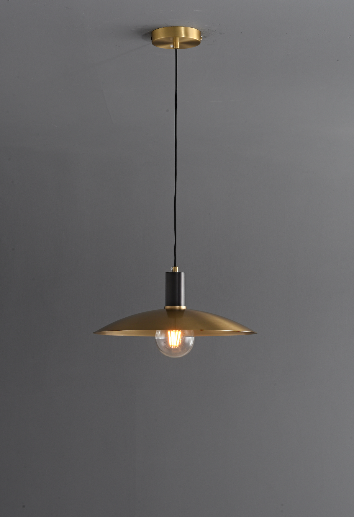 Zensori Vintage Filament Saucer Pendant